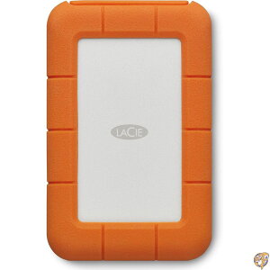 LaCie ���V�[ �|�[�^�u��HDD �n�[�h�f�B�X�N 4TB Rugged Mini USB-C Mac/iPad/Windows�Ή� �O�t��HDD 2EUAPA