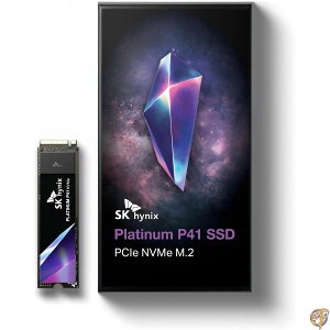 SK hynix Platinum P41 500GB PCIe NVMe Gen4 M.2 2280 ���� SSD / PS5����m�F�� SHPP41-500GM-2 �ǂݍ��� �ő�7,000MB