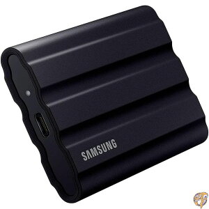 Samsung T7 Shield �|�[�^�u�� SSD 2TB - USB 3.2 Gen.2 �O�t��SSD �u���b�N (MU-PE2T0S/EU)�B