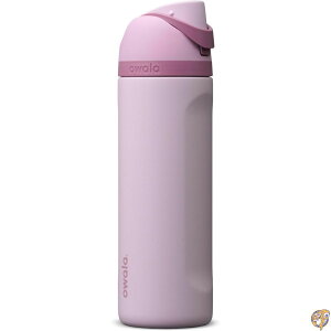 Owala FreeSip �X�e�����X�X�`�[�����E�H�[�^�[�{�g�� 24�I���X (��710ml) Lilac You A Lot