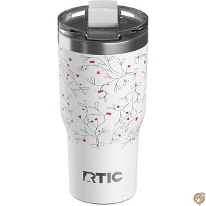 RTIC 30�I���X (��890ml) Essential Tumbler �W�t�� �Z���~�b�N���C�j���O �ۉ��E�ۗ� �X�e�����X�X�`�[�� ���^�� ��d�ǐ^��f�M �A�C�X�R�[�q�[�E�g���E����h�����N�Ή��g���x���J�b�v Mistletoe