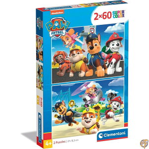 �y25���ő�2000�~�N�[�|���zClementoni 21623 �X�[�p�[�J���[�p�Y�� �p�E�p�g���[�� 2x60�s�[�X �W�O�\�[�p�Y�� 4�� �p�Y�� ���� �C�^���A��