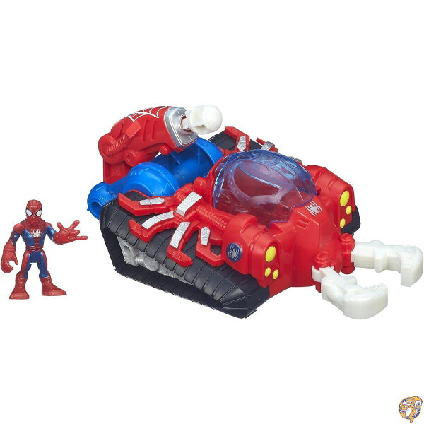 Playskool Marvel スーパーヒーローアドベンチャーズ Web Strike Tank ビークル スパイダーマン Spider-Man フィギュア付き A5665