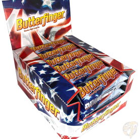 バターフィンガー Butterfinger チョコレートバー 36本入り 約60g ピーナッツバター 大容量 ボックス まとめ買い お配り プチギフト アメリカ お菓子 輸入 大量購入 誕生日 クリスマス ハロウィン ハロウィーン ギフト