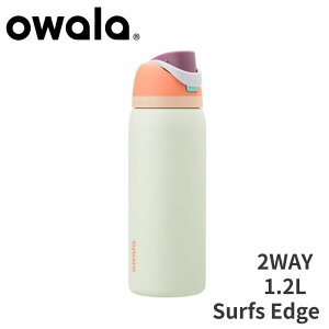 �I���� ���� Owala FreeSip �X�e�����X�� �E�H�[�^�[�{�g����1.2L Surfs Edge �u���[�n �X�g���[�t�� �^��f�M �ۗ�24���� ����e�� �X�|�[�c �L�����v ���� BPA�t���[