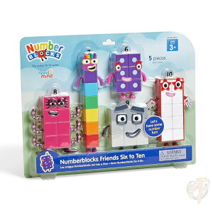 hand2mind �n���h�c�[�}�C���h Numberblocks �i���o�[�u���b�N�X �t�����Y 6����10 �t�B�M���A�Z�b�g �}���`�J���[ 5�̃Z�b�g �m��ߋ� ���� �w�K �������� �V���� �C�O�Ƌ�