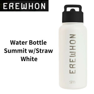 yN[|zMzG  EH[^[{g Erewhon T~bg Xg[t zCg Water Bottle Summit w/Straw White AJA 