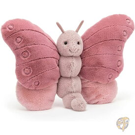 ベアトリス バタフライ ぬいぐるみ 25cm 昆虫と虫のぬいぐるみ クラシックな子供用ギフト Jellycat ジェリーキャット