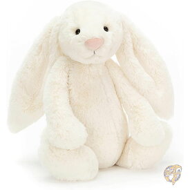 【26時間!最大2000円クーポン】バッシュフル クリーム バニー ぬいぐるみ ラージ 35.5cm ウサギとバニーのぬいぐるみ クラシックな子供用ギフト Jellycat ジェリーキャット