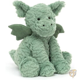 ファドルワドル ドラゴン ぬいぐるみ 22.8cm 神話のぬいぐるみ クラシックな子供用ギフト Jellycat ジェリーキャット