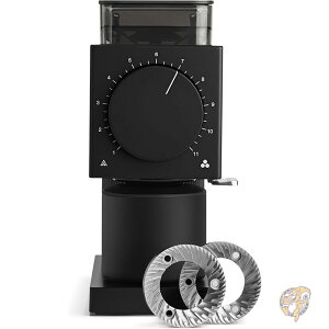 電動コーヒーグラインダー Gen 2 Ode ブリューグラインダー ドリップ フレンチプレス コールドブリュー用の 31段階設定付きバー 電動コーヒー豆グラインダー 小型 マットブラック Fellow フェロ