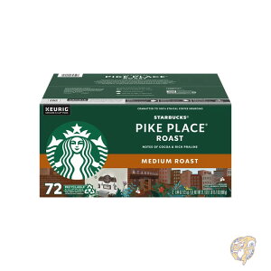 スターバックス Starbucks パイクプレイス ミディアムロースト Kカップ 72個入り 個包装 小袋 小分け まとめ買い 大量 業務用 スタバコーヒー