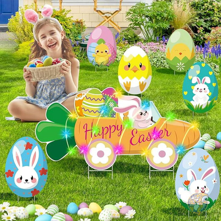 GARENDE イースターバニーの膨らませ可能な大型イースターデコレーション（ホリデーシーズンの裏庭パティオ用） ココだけは見逃せない！ディズニー・イースターでしか見ることができない秘密の撮影スポットって！？ | サンクスエッグ - イースター情報サイト