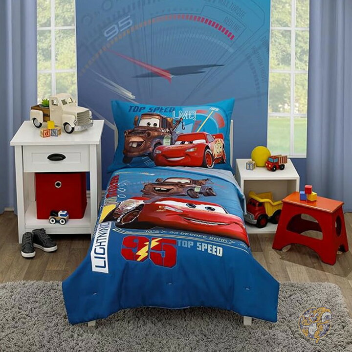 楽天市場】ディズニー Disney カーズ 幼児用ベッドセット 寝具セット 