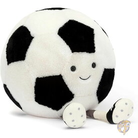 Jellycat ジェリーキャット サッカーボール ぬいぐるみ 12インチ 30cm スポーツファンへのギフト サッカーボール 人形 ぬいぐるみ