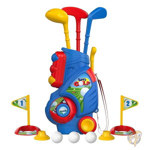 ゴルフおもちゃ 幼児用ゴルフセット ユニークなショルダーストラップデザイン 子供用ゴルフカート 男の子と女の子向け 屋内外 ゴルフおもちゃ Liberry リバリー