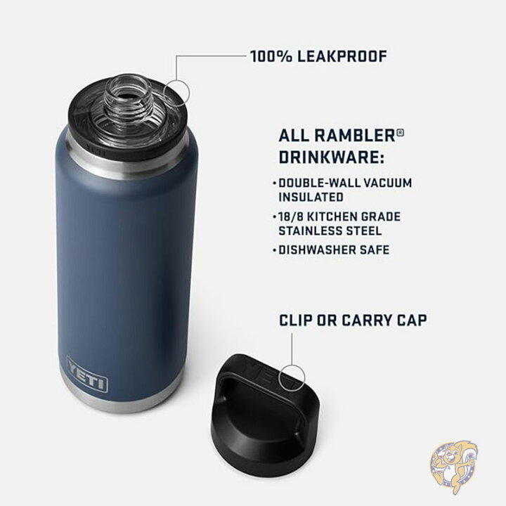 楽天市場】YETI イエティ ランブラー 36オンスボトル 1L ウォーター 