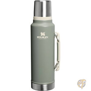 STANLEY スタンレー クラシック レジェンダリー 真空ボトル 水筒 広口で漏れ防止カップ蓋付き 飲み物を温かくまたは冷たく保ちます 旅行に便利なコンパクトサイズ 断熱ステンレススチール製
