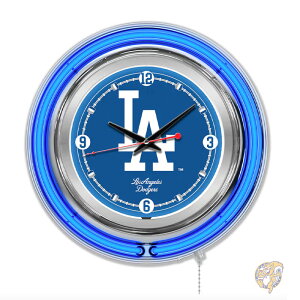 T[XEhW[X d lIv lI |v Los Angeles Dodgers Double-Walled Neon Clock