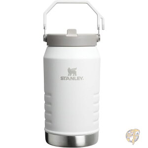STANLEY スタンレー IceFlow 2.0 フリップストロージャグ ハンドル付き ツイスト式蓋 フリップアップストロー 旅行 スポーツ 漏れ防止 断熱 ステンレススチール BPAフリー フロスト 64オンス 1,89L