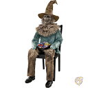 【26時間!最大2000円クーポン】不気味 かかし カカシ ホラー 怖い ハロウィーン装飾 4.5フィート 137m アニマトロニッ…