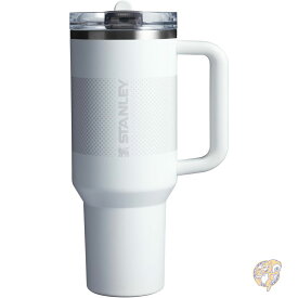 STANLEY スタンレー Quencher ProTour フリップストロータンブラー 漏れ防止蓋付き ストローとハンドル内蔵 旅行用カップホルダー対応 断熱ステンレススチールカップ BPAフリー 40オンス 1.18L フロストフェード