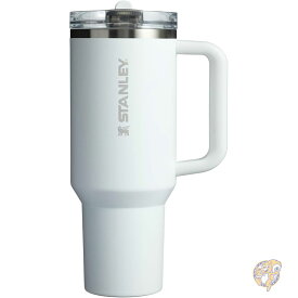 STANLEY スタンレー タンブラー Quencher ProTour フリップストロータンブラー 漏れ防止蓋付き ストローとハンドル内蔵 旅行用カップホルダー対応 断熱ステンレススチールカップ BPAフリー 40オンス 1.18L フロスト
