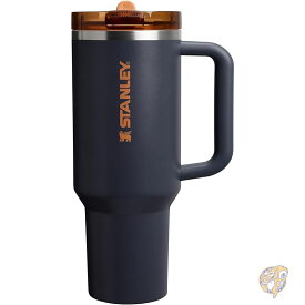スタンレー Stanley Quencher ProTour フリップストロータンブラー 漏れ防止蓋付き ストローとハンドル内蔵 旅行用カップホルダー対応 断熱ステンレススチールカップ BPAフリー 40オンス 1.18L トースト VRT