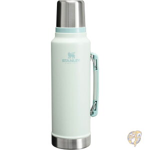 Stanley スタンレー クラシック レジェンダリー 真空ボトル 広口 漏れ防止 カップ蓋付き 保温 保冷 コンパクトサイズ 断熱ステンレススチール製 サーマルボトル BPAフリー ミスト 1.5クォート 1.