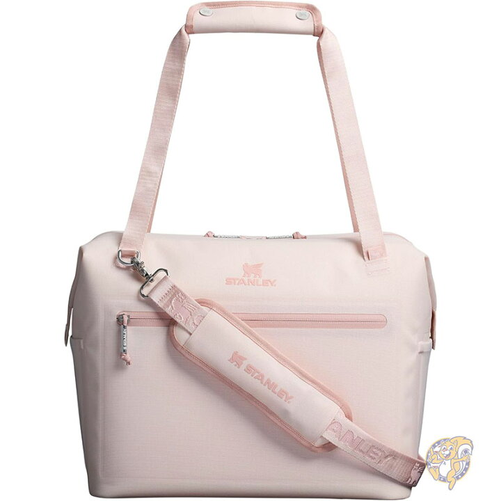 楽天市場】スタンレー Stanley All Day Julienne ソフトクーラーバッグ ランチボックス ジッパー付き 断熱トラベルバッグ  BPAフリー 保冷 ハンドル ストラップ付き 30缶クーラー 12時間保冷 BPAフリー ローズクォーツ 20クォート 591ml : パームスアメリカ