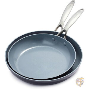 GreenPan �O���[���p�� �t���C�p�� Valencia Pro ���@�����V�A�v�� �n�[�h�A���}�C�g���H �w���V�[�Z���~�b�N �m���X�e�B�b�N 10�C���` 25cm 12�C���` 30cm �t���C�p���Z�b�g PFAS�t���[ IH�Ή� �H���