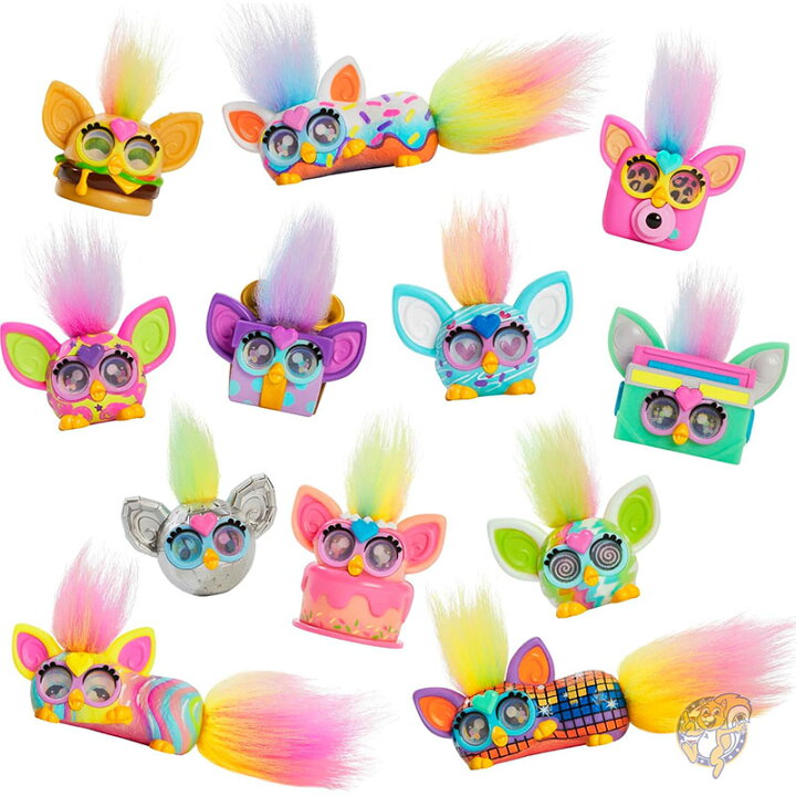 楽天市場】ファービー Furby ミニ 12体パック 1インチ 2.5cm 