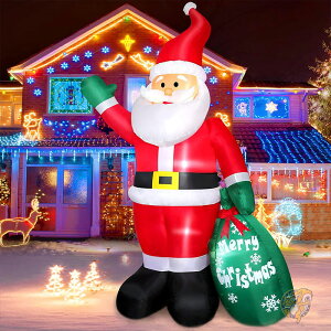 8�t�B�[�g2.4m �N���X�}�X�C���t���[�^�u�� �T���^�N���[�X ���O��p�f�R���[�V���� �c��܂��� �T���^�f�R���[�V���� �傫�ȃM�t�g�o�b�O�t�� �K�[�f���p�e�B�I �Ő� �z�[������ �~�z���f