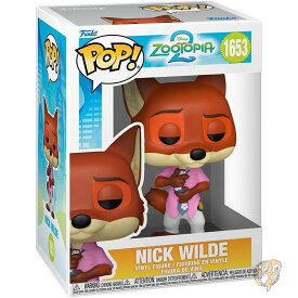 Funko Pop! ファンコ ポップ ディズニー: ズートピア2 ニック・ワイルド コレクター向け ビニールフィギュア ギフトアイデア 公式グッズ 子供と大人向け おもちゃ ディズニーファン コレクター ディスプレイ用 モデルフィギュア おもちゃ