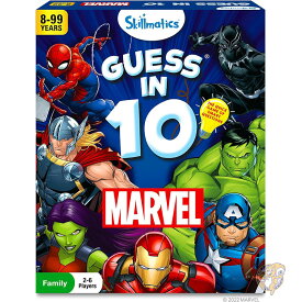 Guess in 10 ゲス イン 10 Marvel マーベル カードゲーム クリスマスストッキング用詰め物 男の子 女の子 子供 ティーン アベンジャーズ スパイダーマン アイアンマンが大好きな大人向け 旅行用おもちゃ のギフト Skillmatics スキルマティックス クリスマス