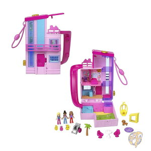 �|���[�|�P�b�g Polly Pocket �o�[�r�[ �h���[���n�E�X �R���p�N�g �h�[���n�E�X �v���C�Z�b�g �}�C�N���h�[��3�� �q��1�C �A�N�Z�T���[11�� �G���x�[�^�[���v�[���t�� �������� �N���X�}�X