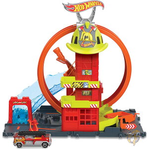 �z�b�g�E�B�[�� �V�e�B Hot Wheels ��������̎� 1�� �q���p�G���x�[�^�[ ���̂悤�ȃ����v �g���b�N�v���C�@�\ ���̃Z�b�g�Ƃ̐ڑ� �X�[�p�[���[�v�t�� ���h���t�� ��������