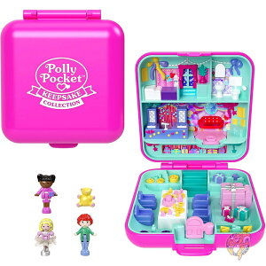 �|���[�|�P�b�g Polly Pocket �}�e�� 80���N�L�O �g���r���[�g �y���P�[�X�Z�b�g �l�`3�� �y�b�g1�C �X�J�[�g ���j���e�[�}�̉Ƌ�t�� �������[�Y�R���N�V�����y���P�[�X JGK22 �������� �������V