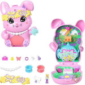 �|���[�|�P�b�g Polly Pocket �l�` �v���C�Z�b�g �e�B�[�p�[�e�B�[�o�j�[�R���p�N�g �}�C�N���h�[��1�̕t�� ���s�p�������� �y�b�g�o�j�[ �t�[�h���t�@�b�V�����X�^�C�����O�A�N�Z�T���[ ����