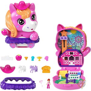 �|���[�|�P�b�g Polly Pocket �l�`�ƃv���C�Z�b�g �|�j�[���f�I�R���p�N�g �}�C�N���h�[��1�̕t�� ���s�p�������� �y�b�g�̔n �t�[�h���t�@�b�V�����X�^�C�����O�A�N�Z�T���[ ��������