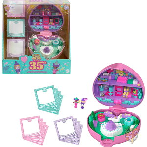 �|���[�|�P�b�g Polly Pocket �l�`���v���C�Z�b�g �R���N�^�[���� �w���e�[�W�R���p�N�g �̒a�����p�[�e�B�[�^�C���X�^���p�[ �}�C�N���l�`2�� �p�[�e�B�[�X�^���v3�� ���[��J�[�h12���t�� ��