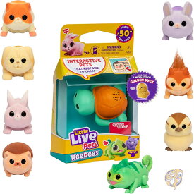 Little Live Pets リトルライブペット Needees ニーディー 電子玩具 インタラクティブ ウェアラブル玩具 ペット1体 50種類以上のサウンド スコアトラッカー付き お子様向け ポータブルペットおもちゃ スタイルは異なる場合があります