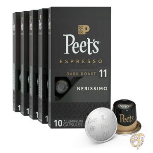 �s�[�c�R�[�q�[ Peet�fs Coffee �l���b�V�� Nerissimo �G�X�v���b�\ �J�v�Z�� �_�[�N���[�X�g ���x11 50�� �l�X�v���b�\�݊� 100%�A���r�J �܂Ƃߔ��� ���̓� ��̓� �M�t�g �a���� �A�����J �R�[�q