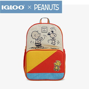 Igloo �C�O���[ × Snoopy �X�k�[�s�[ �R���{ PEANUTS �s�[�i�b�c �X�k�[�s�[ �f�B�X�R �o�b�N�p�b�N �N�[���[�o�b�O ��24�ʑΉ� �ۗ� �ۉ� �����b�N �`���[���[�u���E�� �o�b�N�p�b�N �A�����J�A��