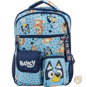 Bluey �u���[�C & Bingo �r���S �L�b�Y�����b�N ��40cm 16�C���` ���@�\�o�b�N�p�b�N 15�C���`PC�Ή� ���|�P�b�g �ʊw�p �o�b�N�p�b�N �����b�N �q���p �����j�� ���w�j�� �a���� �N���X�}�X ���j��