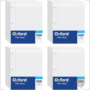 Oxford �I�b�N�X�t�H�[�h ���[�Y���[�t 2000�� College Ruled �m�[�g�p�� ��21.6×27.9cm 3�� �o�C���_�[�Ή� ���^�T�C�Y �w�K�p �����p�� ��e�� 500��×4�p�b�N �܂Ƃߔ��� �Ɩ��p ��ʍw��