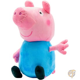 【最大2000円クーポン】大きい サイズ Peppa Pig ペッパピッグ ジョージ ぬいぐるみ クッション 約48cm 抱き枕 キッズ 子供用 キャラクター ふわふわ 公式ライセンス