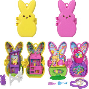 Polly Pocket �|�[���[�|�P�b�g Peeps �s�[�v�X �R���{ �R���p�N�g �v���C�Z�b�g �}�C�N���h�[���t�� �L�[�z���_�[ �g���x�� ��������