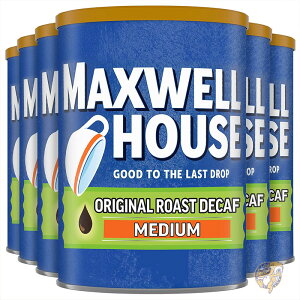 �y�N�[�|���z�M���z�}�b�N�X�E�F���n�E�X Maxwell House �f�J�t�F �҂��R�[�q�[ ��312g×6�� ���v��1.87kg ������ �J�t�F�C�����X ���M�����[�R�[�q�[ �܂Ƃߔ��� ��e�� �A�����J�R�[�q�[