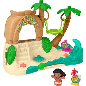 Fisher-Price �t�B�b�V���[�v���C�X Little People Disney Princess Moana Adventure Village �v���C�Z�b�g ���A�i �w�C�w�C �t�B�M���A�t�� �m��ߋ�